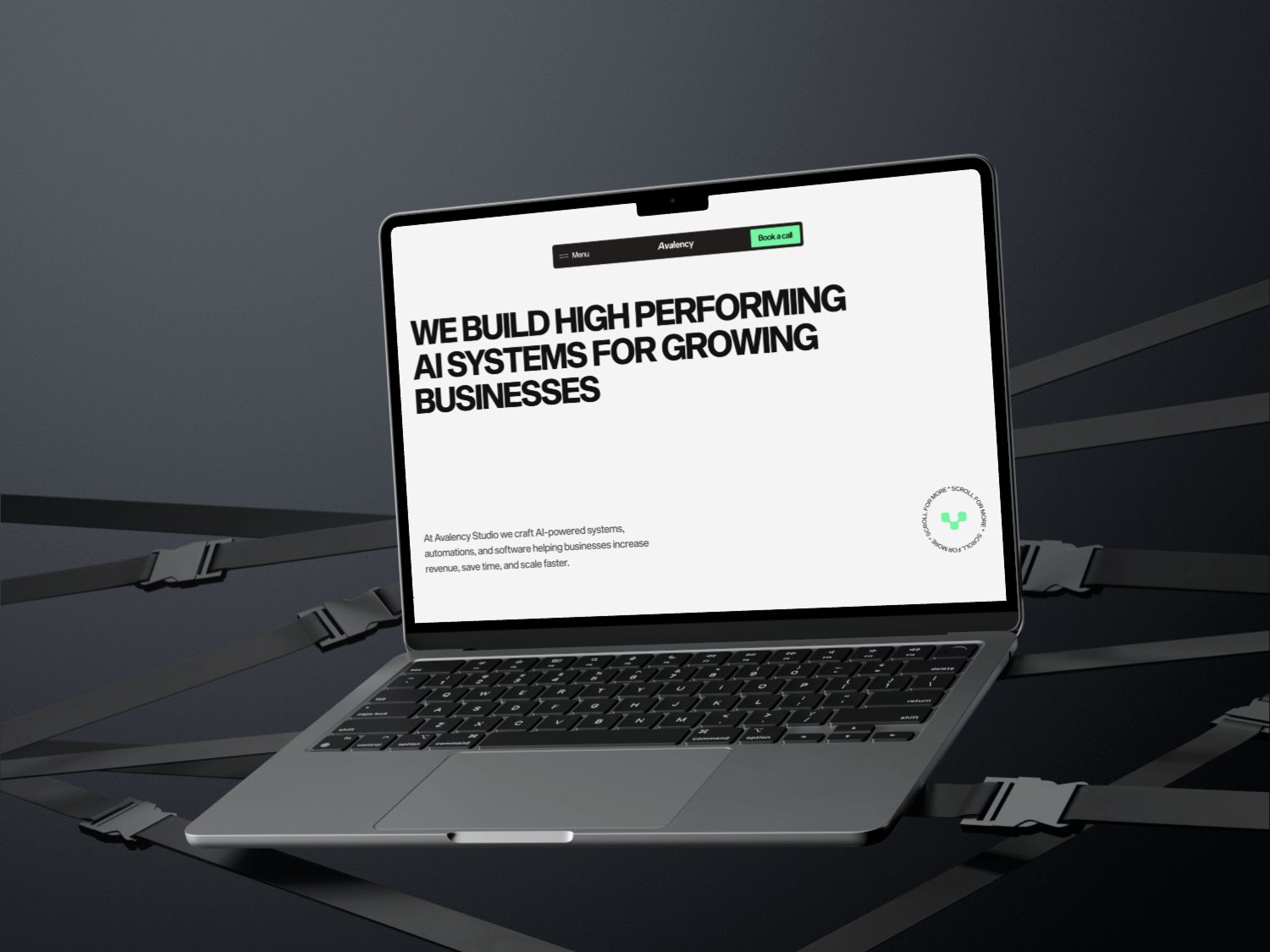 Avalency Studio website cover image